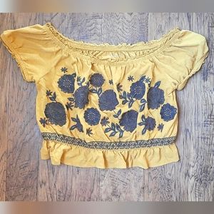 AE embroidered crop top